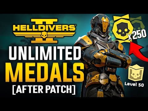 Helldivers 2 : New Unlimited Medals, Xp & Money Farm (after Patch)
