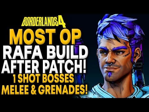 Borderlands 4 Most Op Rafa Build After Patch - Broken Melee & Grenade Build For Rafa