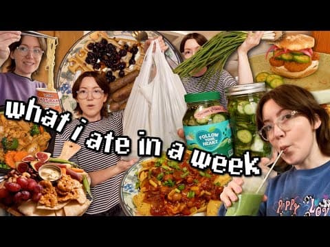 What A Week Of ~normal~ Healthy-ish Vegan Food Looks Like 🌱🍜