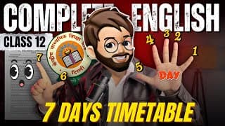 Class 12 : Complete English Syllabus In 7 Days | English Class 12 | Boards 2026
