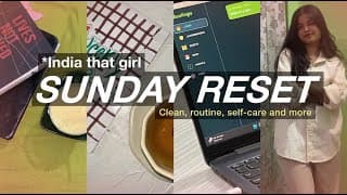 “india That Girl Reset Routine 🇮🇳✨ | Self-care, Duolingo, Journaling & More!”