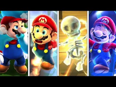 Super Mario Galaxy 1 + 2: All Death Animations