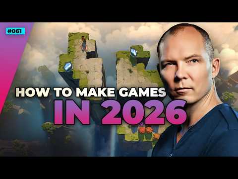 How To Make Indie Games In 2026 W/ Jonathan Blow — Full Time Game Dev Podcast Ep. 061