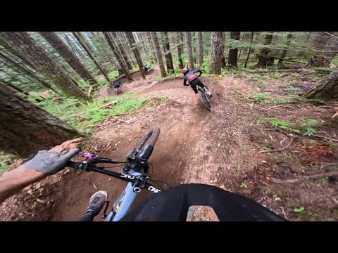 Trying To Keep Up With Some Squamish 12 Years Old Shredders!