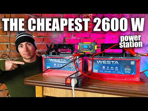 My Budget Power Station Setup From Car Batteries | How Does It Work?