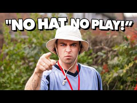 When You Forget Your School Hat At Lunch Time...