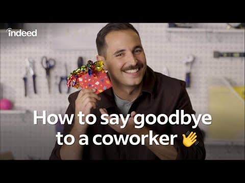 How To Say Goodbye To A Colleague: 5 Creative & Meaningful Ideas | Indeed