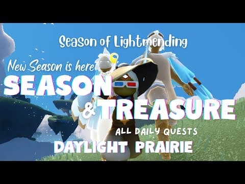 Season & Treasure Candles & Dailies | Daylight Prairie | Skycotl | Noobmode