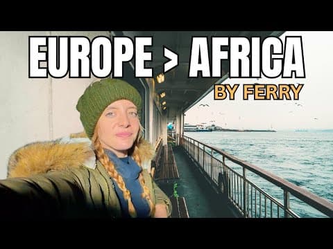 I Crossed Europe To Africa By Ferry | You Won’t Believe Tangier, Morocco
