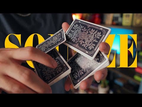 'squoze' Cardistry Tutorial // Intermediate Card Shuffling