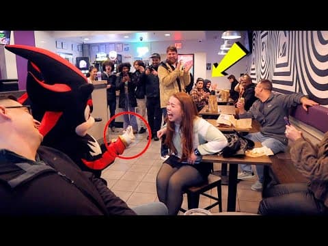 Shadow Proposes To A Latina In Taco Bell (everyone Cheers!!!)