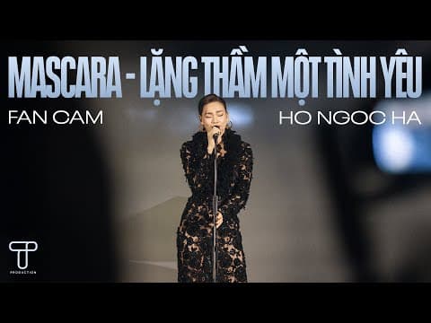 [fancam] Lk Mascara & Lặng Thầm Một Tình Yêu - Hồ Ngọc Hà | Live Performance 2025