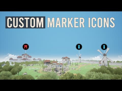 Unreal Marker System Custom Marker Icons- Unreal Engine 5 Action Rpg #196