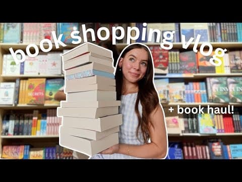 New Year = New Books 😌 Book Shopping Vlog + Huge Book Haul!! 📚