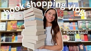New Year = New Books 😌 Book Shopping Vlog + Huge Book Haul!! 📚