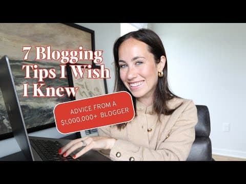 7 Things I Wish I Knew Before Starting A Blog