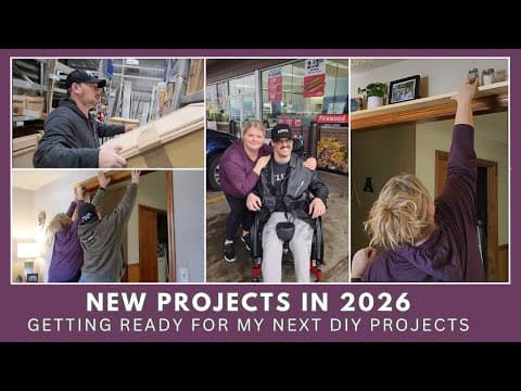 Preparing For New Projects In 2026 + New Shelving + Walmart Grocery Haul