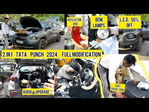 Tata Punch 2024 Full Modification ✅ Punch Rhythm 🔊audio Upgrade Ideas With Prices 🔥