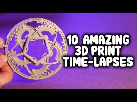 10 Epic 3d Printing Timelapses: Cool 3d Models On The Elegoo Neptune 4 Plus!