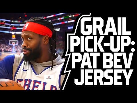 Grail Pick-up: Pat Bev Philadelphia 76ers Practice Jersey