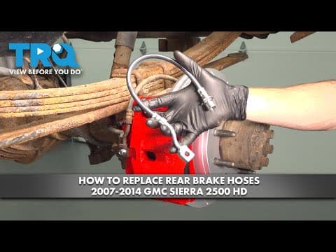 How To Replace Rear Brake Hoses 2007-2014 Gmc Sierra 2500 Hd