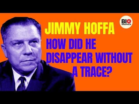 Jimmy Hoffa: What Happened To America’s Most Infamous Union Boss?