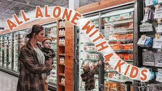 He Left Me For The Weekend: Grocery Store Flower Arrangment, Whole Foods Haul, And Snowy Chats!