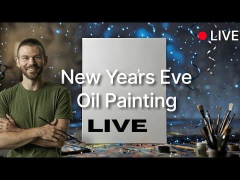Last Painting Of 2025 - Livestream  Landscape - Oil