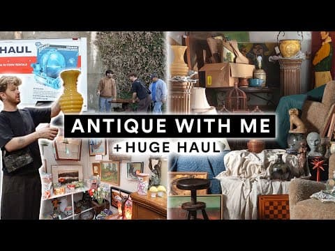 Extreme Antique Home Decor *shop With Me* (i Rented A U-haul!)