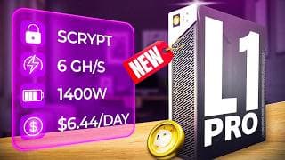 Ultimate Home Dogecoin Miner For The Next Altcoin Boom! Fluminer L1 Pro