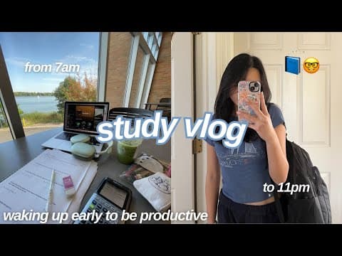Wake Up At 7am With Me | Productive Day As A Student
