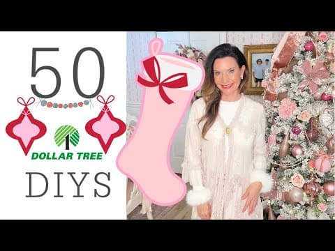 🎄 50 Diys Dollar Tree Christmas Decor Crafts Shabby Chic Love Shack Fancy🎄i Love Christmas Ep 27