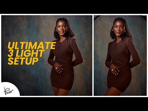 Love This Ultimate 3 Light Studio Setup For Portraits | Canon R5 + Rf 24-70mm | Bts