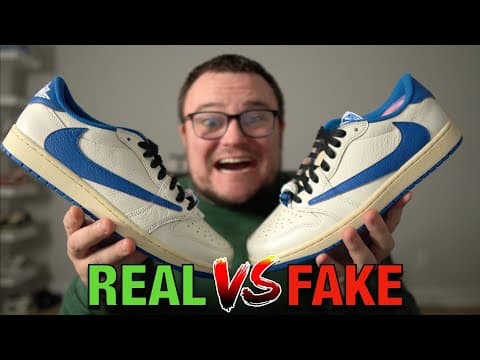 Great Fakes! Jordan 1 Low Travis Scott Fragment Real Vs Fake