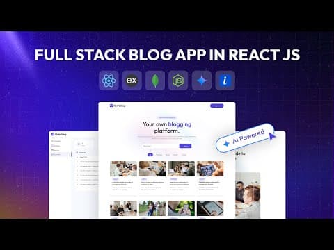 How To Build A Full Stack Ai Powered Blog App Using Mern Stack, Google Gemini And Imagekit Api
