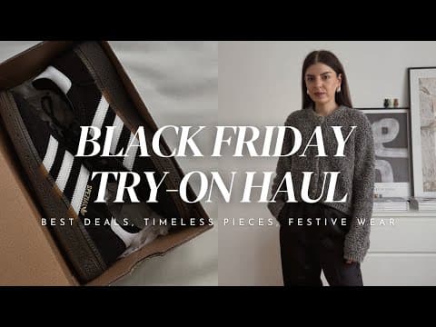 Huge Black Friday Try-on Haul | Massimo Dutti, Cos, Sézane, Arket, H&m, Mango & Adidas Finds