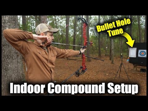 Setting Up A Target Compound For Indoor Season | Paper Tuning & Arrow Setup