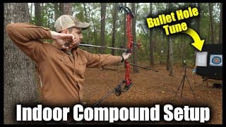Setting Up A Target Compound For Indoor Season | Paper Tuning & Arrow Setup