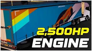 The Roads Were Safe Until I Got A 2,500hp Engine - Euro Truck Simulator 2