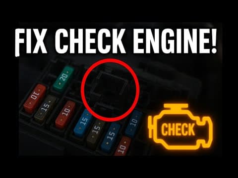 Toyota Camry Check Engine Light (code P0560) – Check This Fuse First!