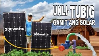 Off-grid Water Pump Run By Only Solar Panel