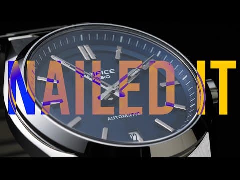 Casio Just Made A Mechanical Watch… And It’s Actually Good