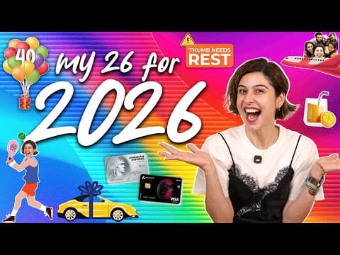 My 26 For 2026! Resolutions/bucket List /goals