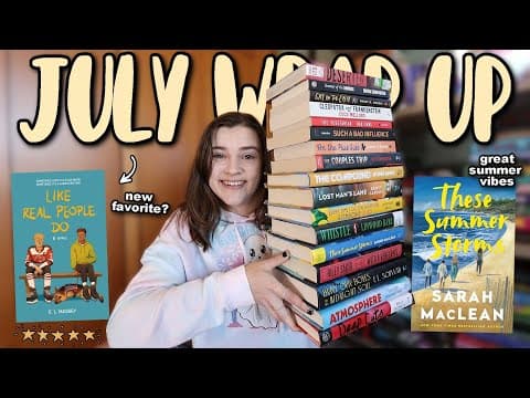 I Read 20 Books In July, And Found An Unexpected 5 Star Read 🤯🌟 [july Wrap Up]
