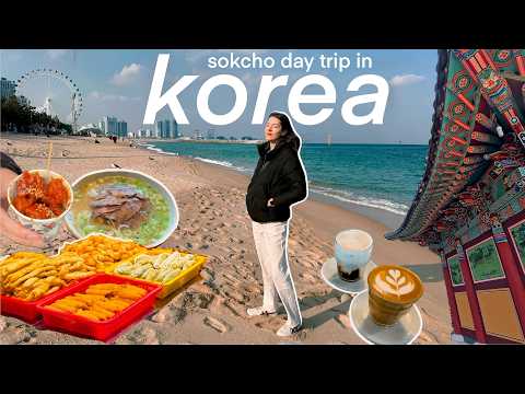 Sokcho, Korea 🇰🇷 1-day Travel Guide | Street Food Market, Cafes, Best Beach & Sights