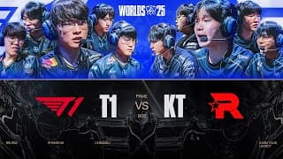 T1 Vs Kt Rolster - Wielki Finał Worlds 2025