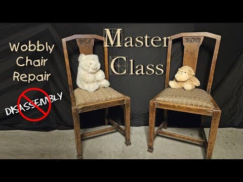 Repair Wobbly Chairs Master Class