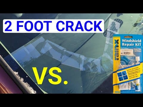 Rain-x Windshield Repair Kit – Does It Work On A 2 Foot Crack? (1 Week Results)