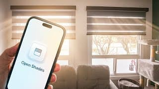 I Tested Solar Powered Smart Blinds... Smart Wings Automatic Shades