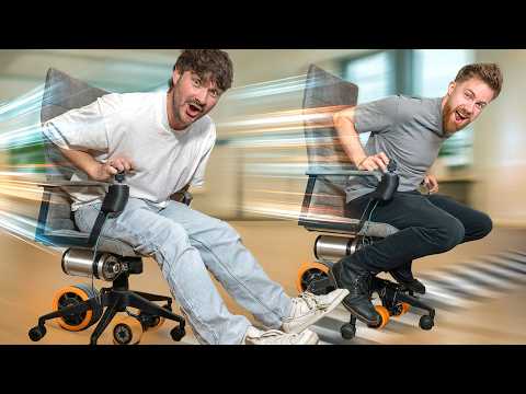 Motor-bürostuhl Bauen + Rennen Durch's Büro!